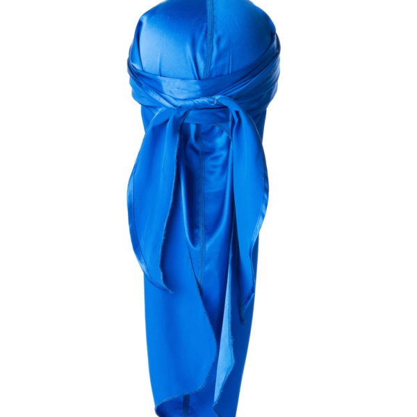 Royal Blue Silk Durag - 100% Authentic Pure Silk Durag (USA made)