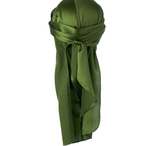 Buy Olive Green Silk Durag Online (100% Silk & USA Made)