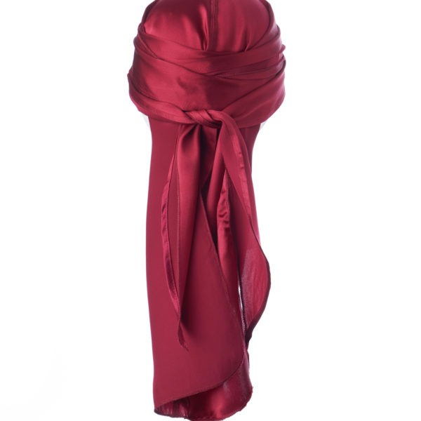 Bordeaux Silk Durag 100 Authentic Pure Silk Durag (USA made)